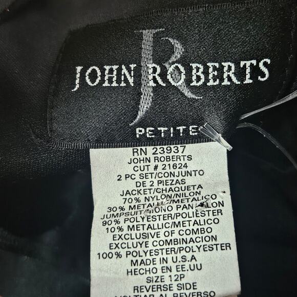 John Roberts Halter Jumpsuit Size 12 Petite - Picture 3 of 3